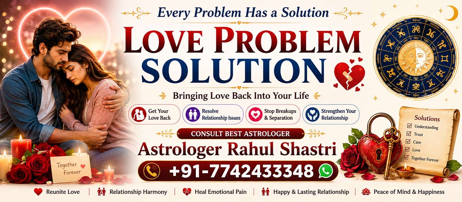Astrologer Rahul Shastri Ji Call +91-7742433348